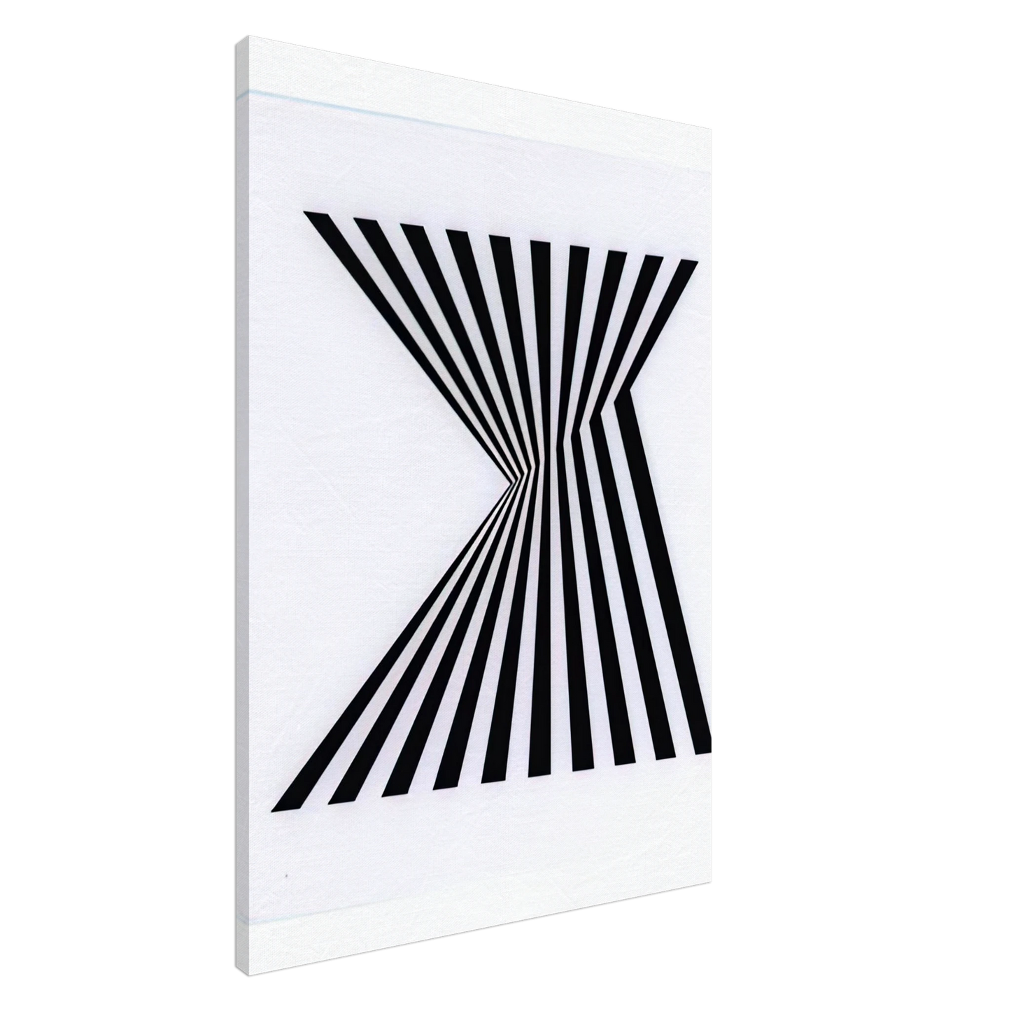 Bridget Riley - UNTITLED FRAGMENT 1 1965 Canvas - 20x30 cm / 8x12 inches-canvas