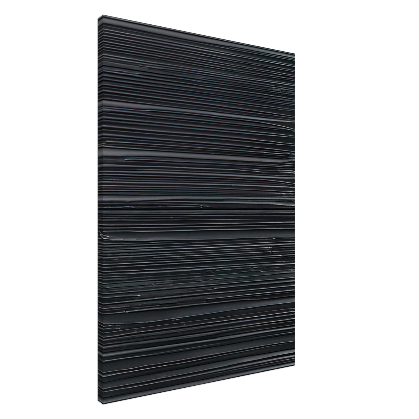 Pierre Soulages - Peinture 103 x 81 cm, 18 Mars 2004 - 2004 Canvas - 20x30 cm / 8x12 inches-canvas