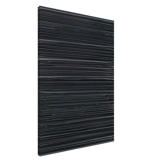 Pierre Soulages - Peinture 103 x 81 cm, 18 Mars 2004 - 2004 Canvas - 20x30 cm / 8x12 inches-canvas