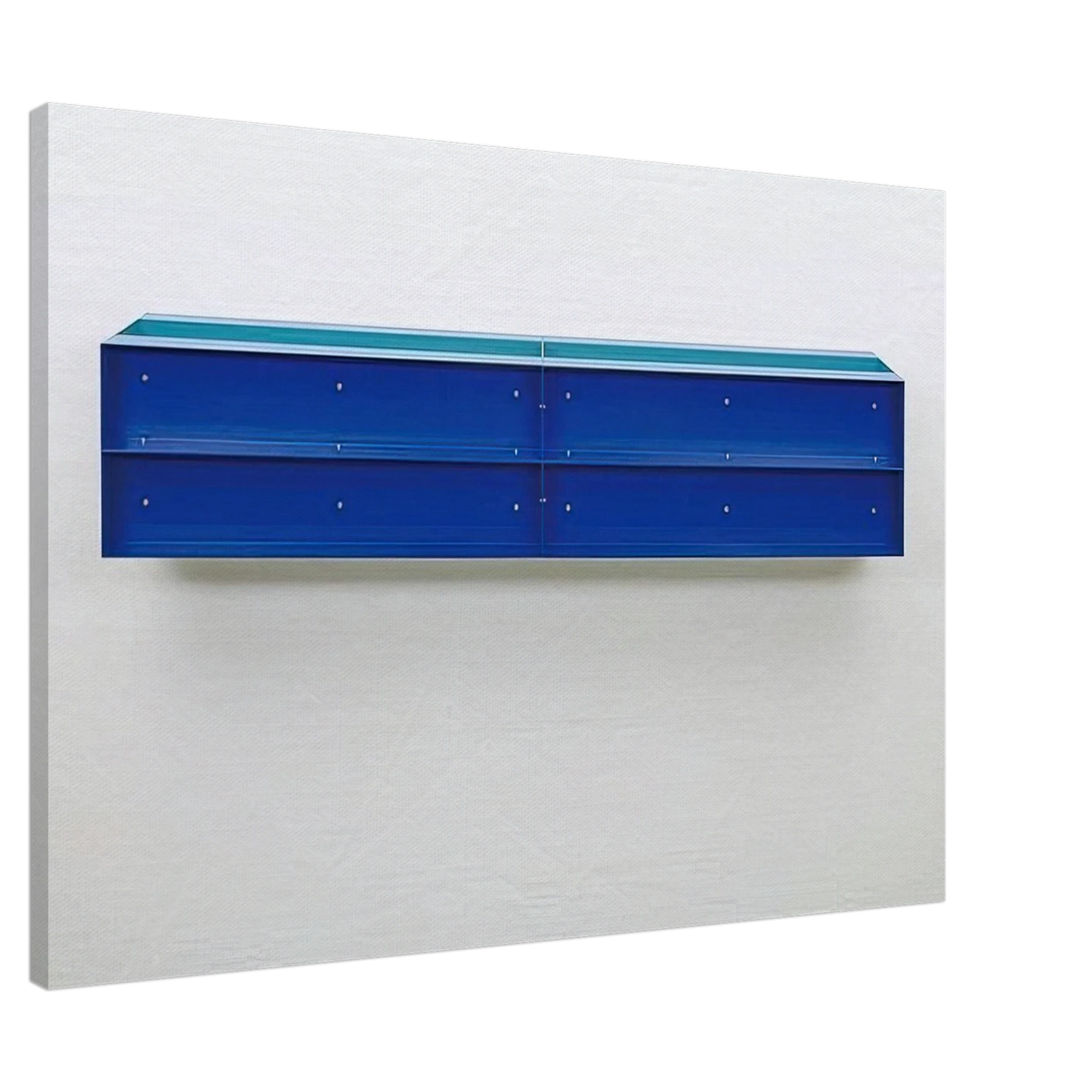 Donald Judd - Untitled - 1989 Canvas - 20x30 cm / 8x12 inches-canvas