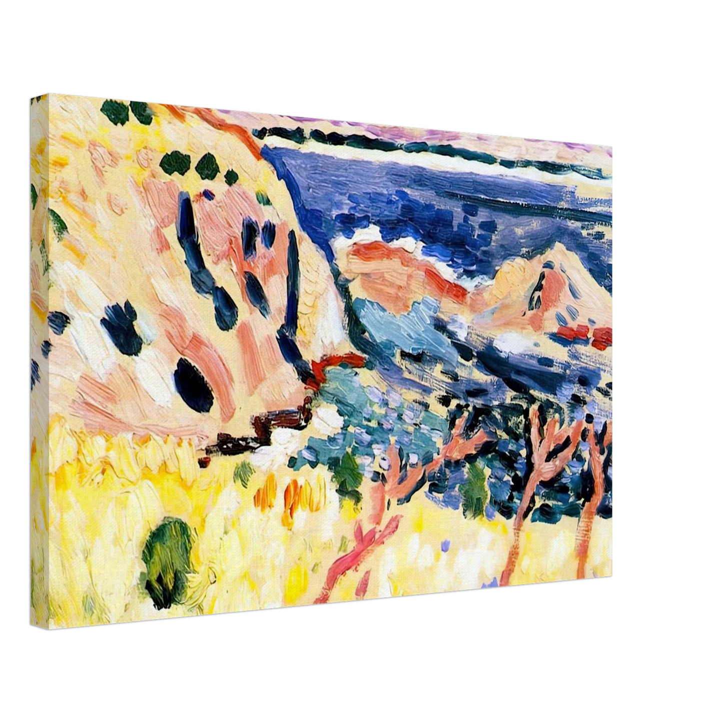 Henri Matisse - SEASCAPE 1905 Canvas - 40x60 cm / 16x24 inches-canvas