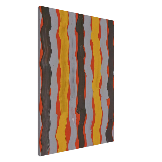 Clifford Possum Tjapaltjarri - Dream Lance - 2001 Canvas - 20x30 cm / 8x12 inches-canvas