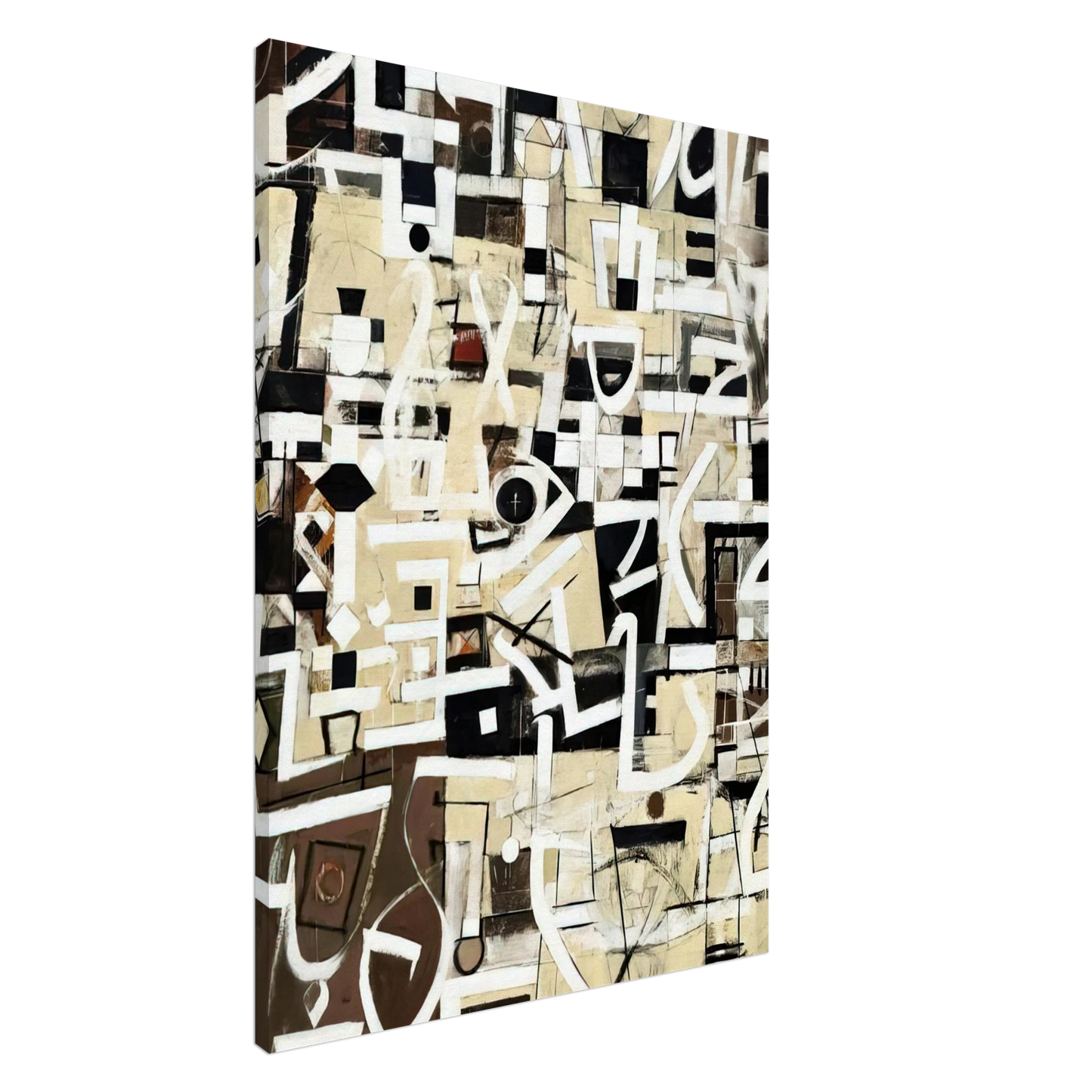 Bradley Walker Tomlin - Number 20 - 1949 Canvas - 20x30 cm / 8x12 inches-canvas