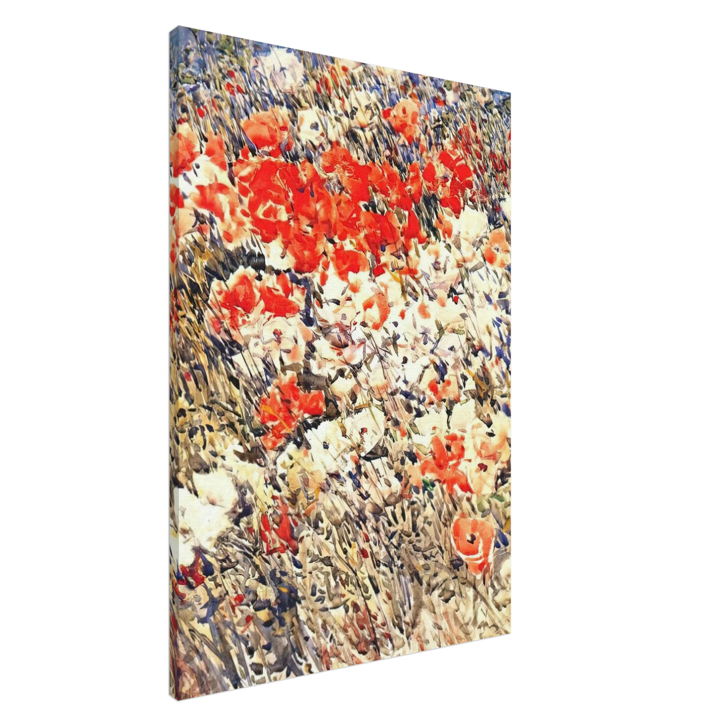 Childe Hassam - The island garden Canvas - 20x30 cm / 8x12 inches-canvas