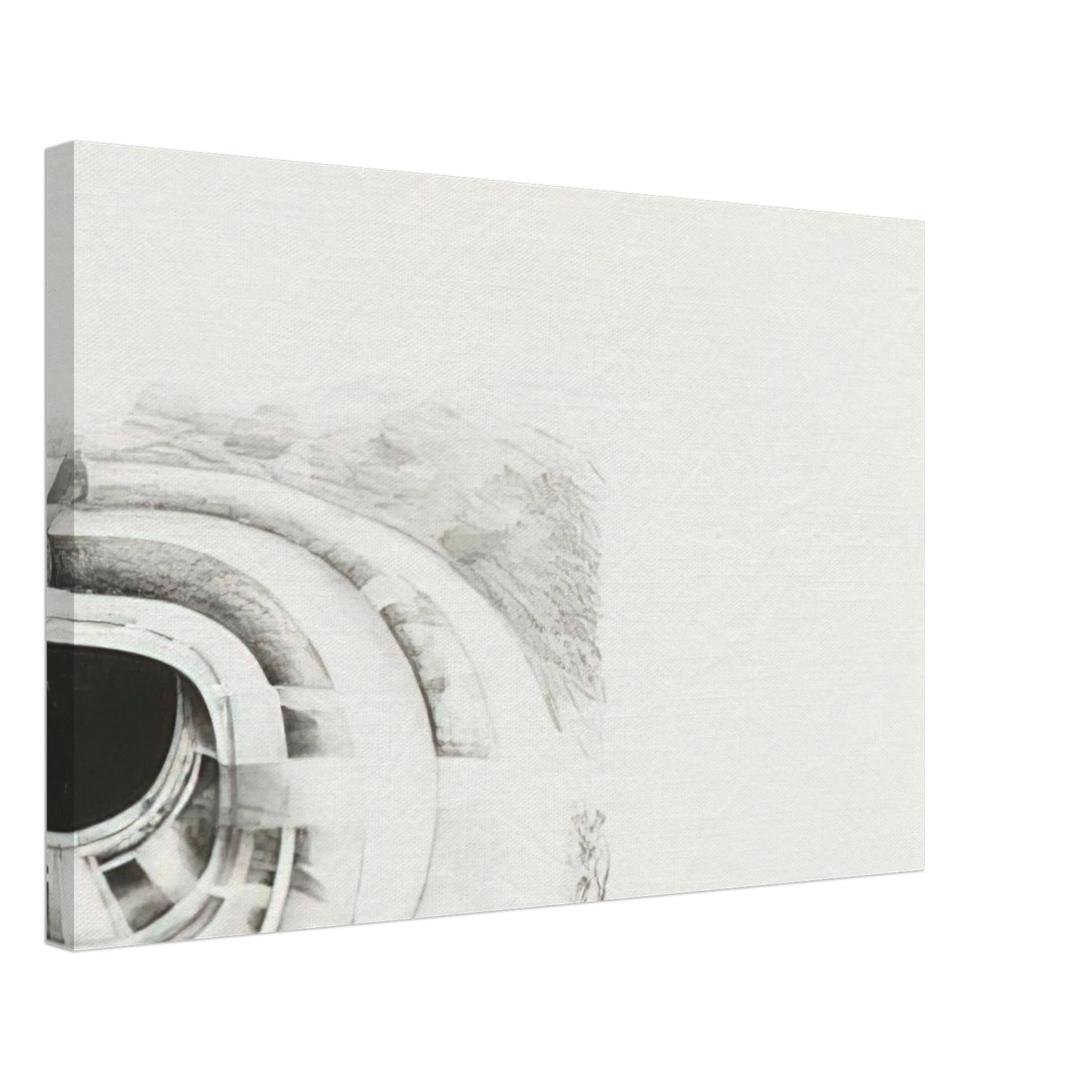 Lee Bontecou - NINTH STONE 1968 Canvas - 70x100 cm / 28x40 inches-canvas