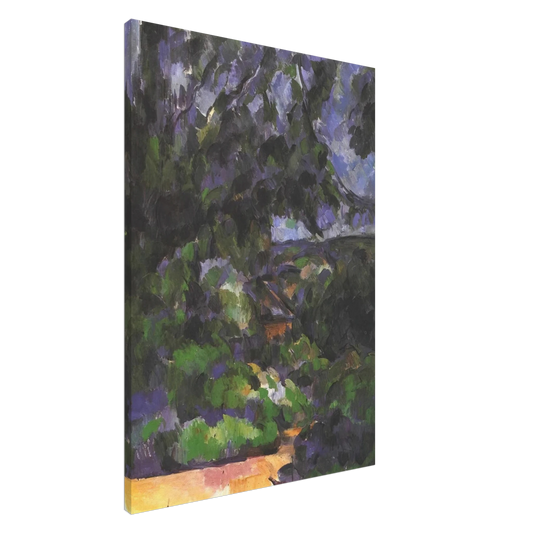Paul Cezanne - Blue Landscape Canvas - 20x30 cm / 8x12 inches-canvas