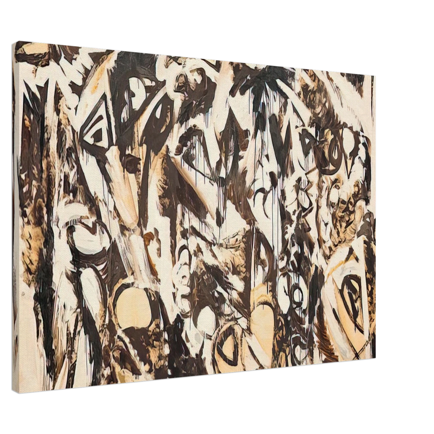 Lee Krasner - Cool White Canvas - 20x30 cm / 8x12 inches-canvas