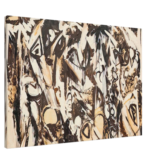 Lee Krasner - Cool White Canvas - 20x30 cm / 8x12 inches-canvas
