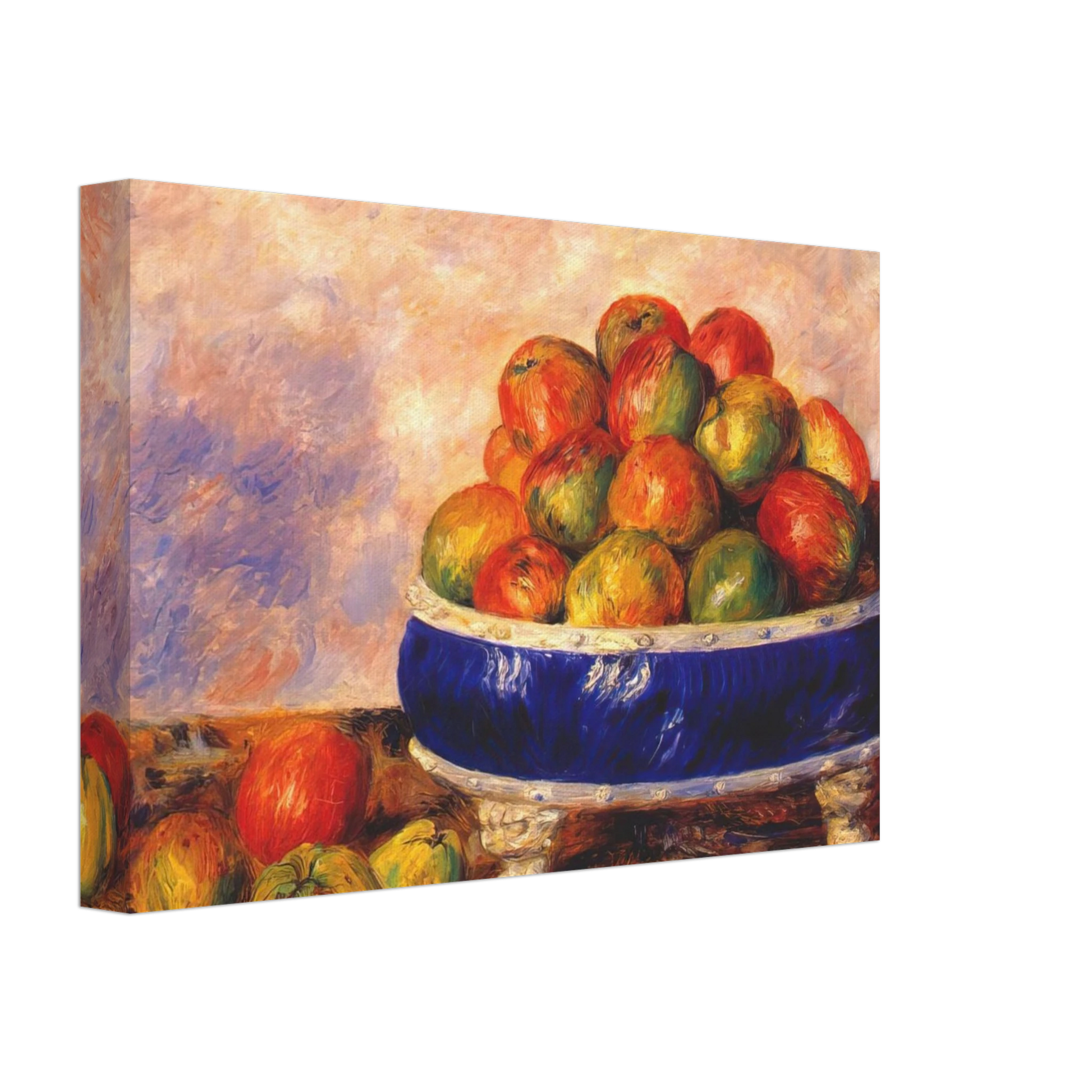 Pierre-Auguste Renoir - Apples in a dish Canvas - 40x60 cm / 16x24 inches-canvas
