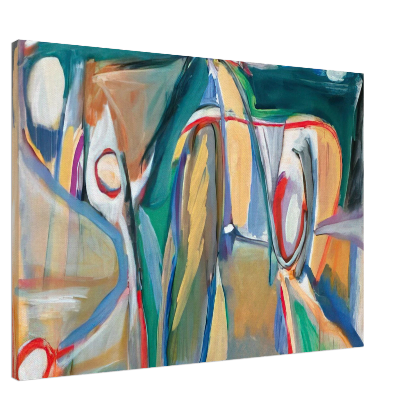 Bram van Velde - Sans titre Paris, rue Git-le-Coeur - 1962 Canvas - 20x30 cm / 8x12 inches-canvas