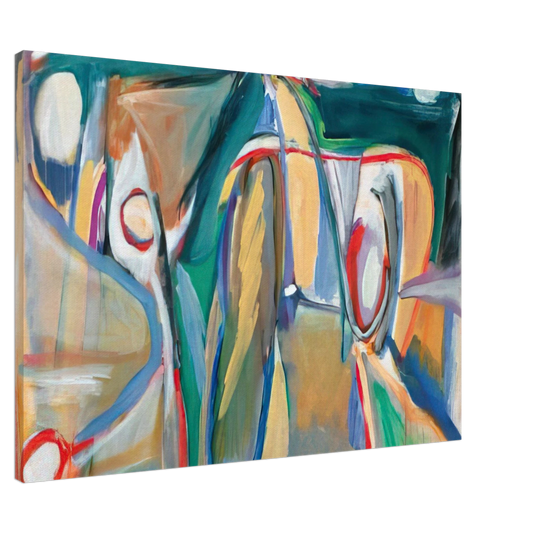 Bram van Velde - Sans titre Paris, rue Git-le-Coeur - 1962 Canvas - 20x30 cm / 8x12 inches-canvas