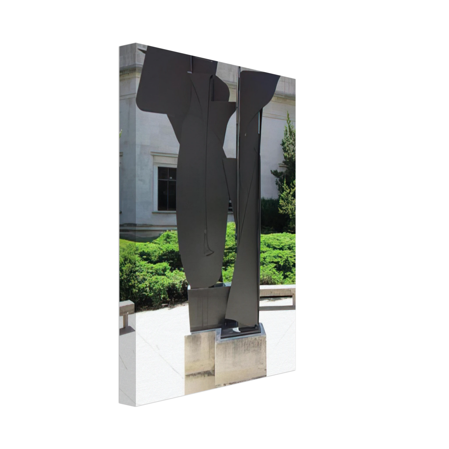 Louise Nevelson - SEVENTH DECADE GARDEN IX X 1970 Canvas - 40x60 cm / 16x24 inches-canvas