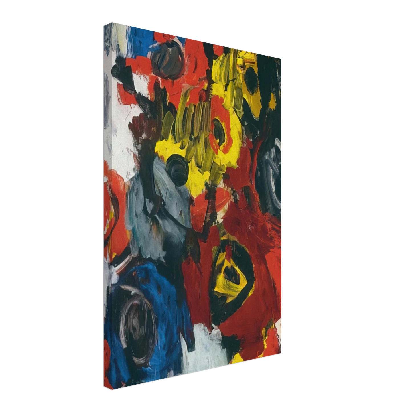 Ernst Wilhelm Nay - Furioso - 1963 Canvas - 40x60 cm / 16x24 inches-canvas