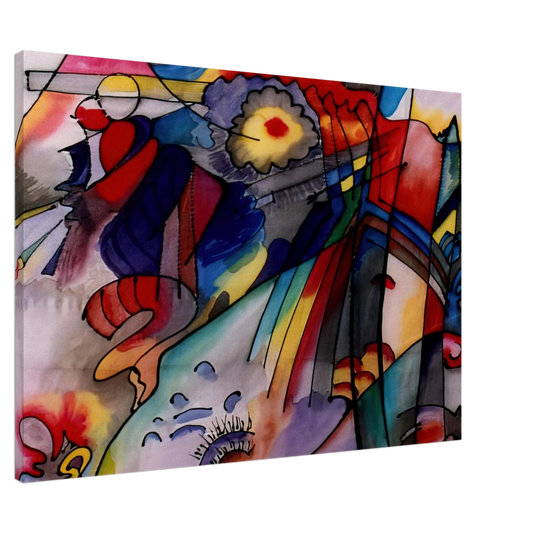 Wassily Kandinsky - NOT_DETECTED_189363 Canvas - 20x30 cm / 8x12 inches-canvas
