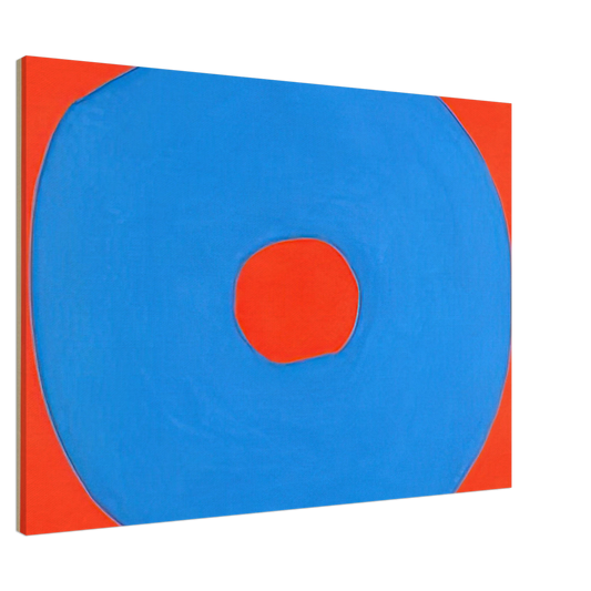 Jiro Yoshihara - Circle - 1971 Canvas - 20x30 cm / 8x12 inches-canvas