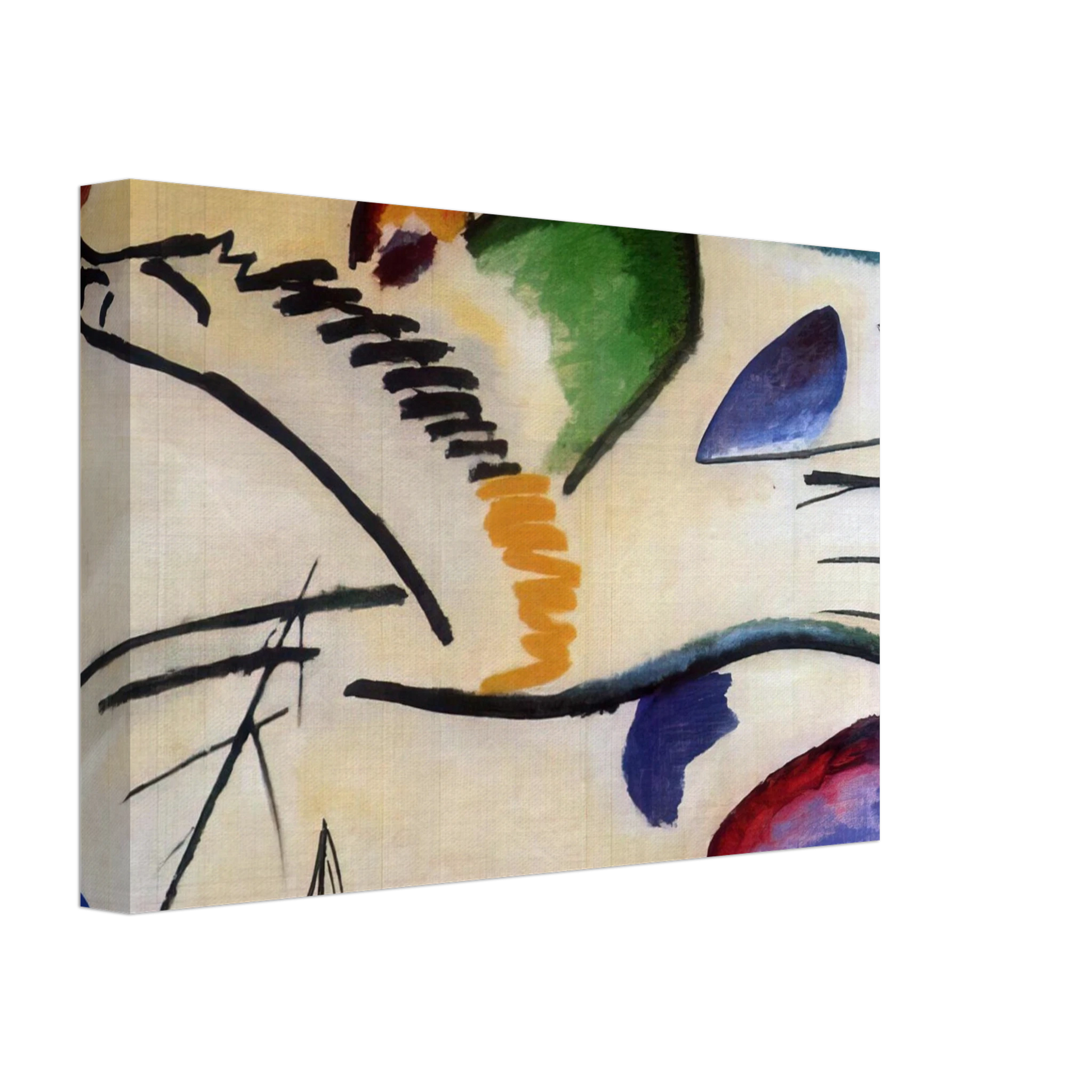 Wassily Kandinsky - LYRICAL LYRICS 1911 Canvas - 70x100 cm / 28x40 inches-canvas