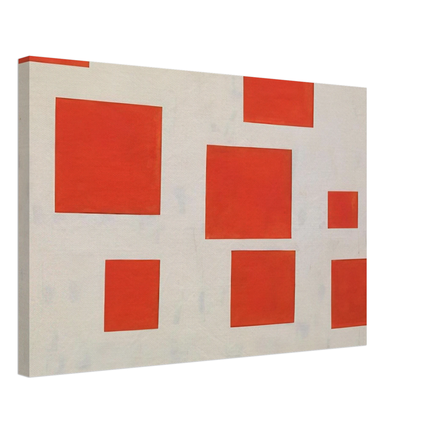 Blinky Palermo - KOMPOSITION MIT 8 ROTEN RECHTECKEN COMPOSITION WITH 8 RED RECTANGLES 1964 Canvas - 70x100 cm / 28x40 inches-canvas