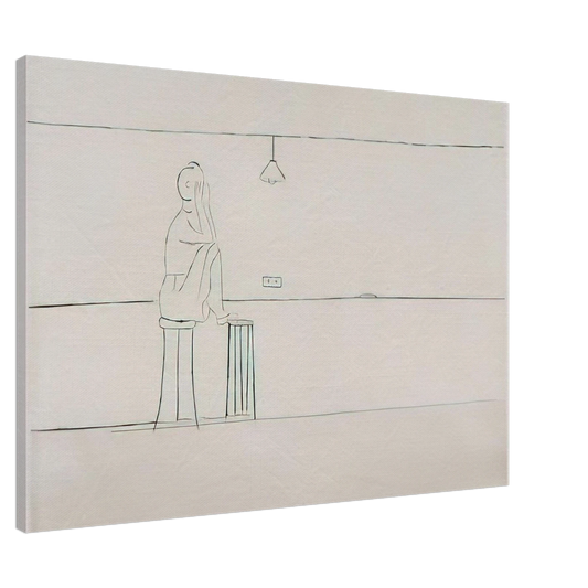 Louise Bourgeois - EMPTY NEST 1994 Canvas - 20x30 cm / 8x12 inches-canvas