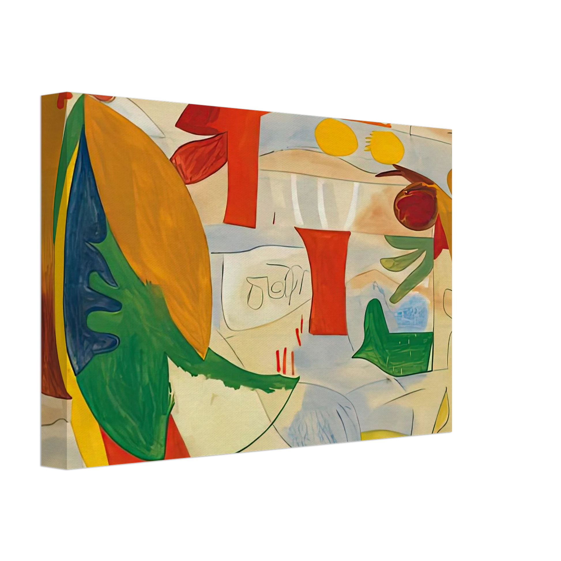 Helen Frankenthaler - Abstract Landscape, 1951- Canvas - 70x100 cm / 28x40 inches-canvas