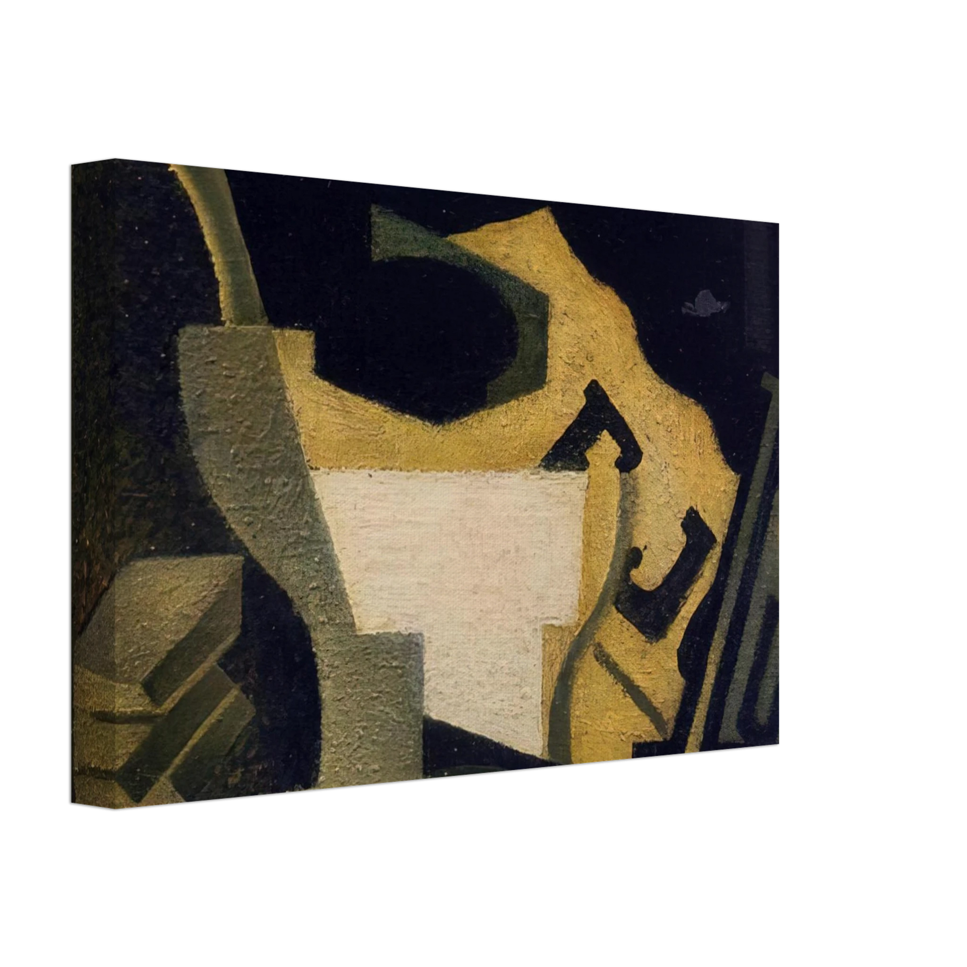 Juan Gris - STILL LIFE WITH NEWSPAPER 1918 Canvas - 70x100 cm / 28x40 inches-canvas