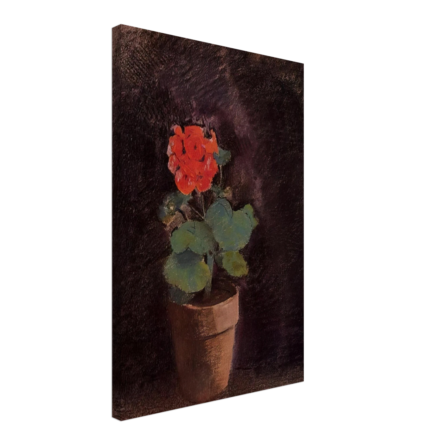 Odilon Redon - GERANIUM Canvas - 70x100 cm / 28x40 inches-canvas