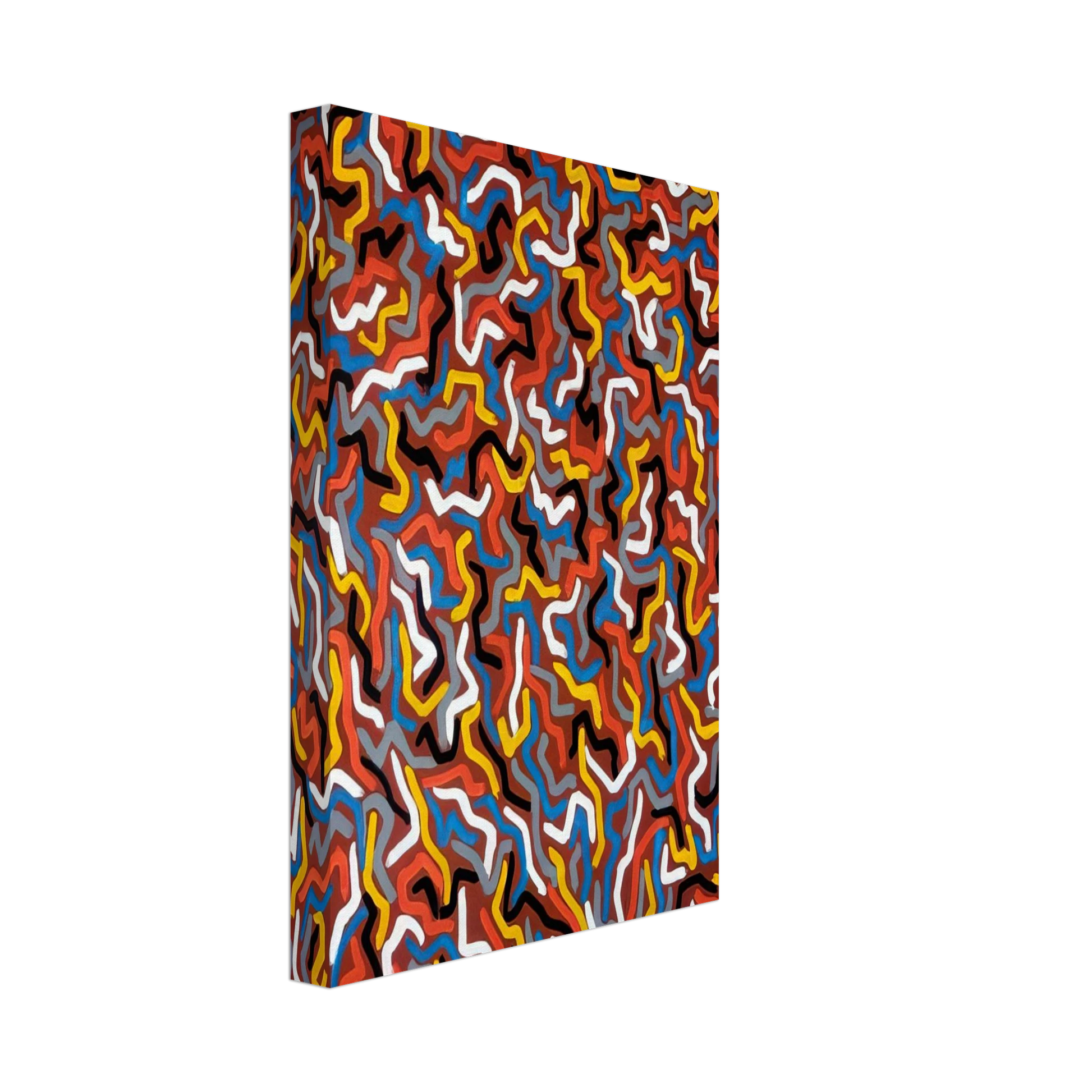 Sol LeWitt - Squiggles Canvas - 40x60 cm / 16x24 inches-canvas