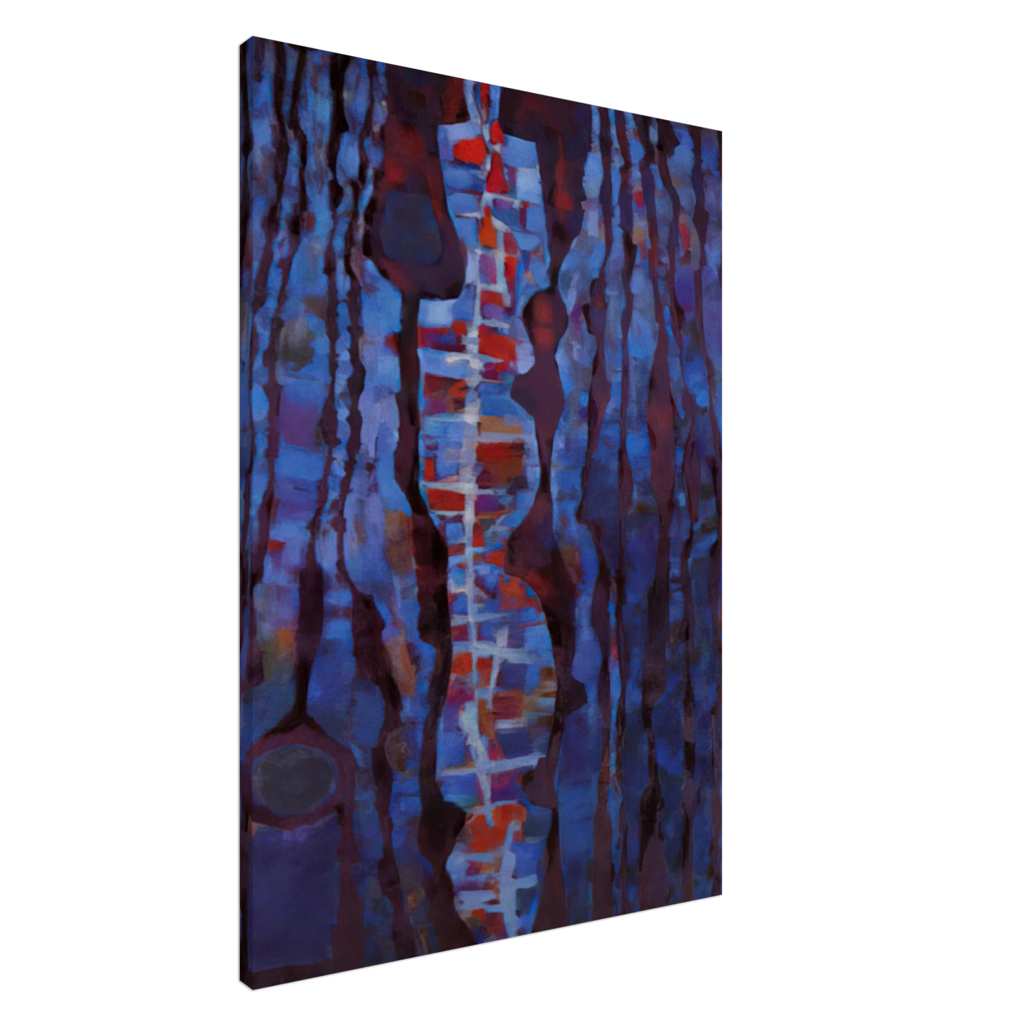 Alfred Manessier - L'offrande de la Terre ou Hommage a Teilhard de Chardin - 1962 Canvas - 20x30 cm / 8x12 inches-canvas