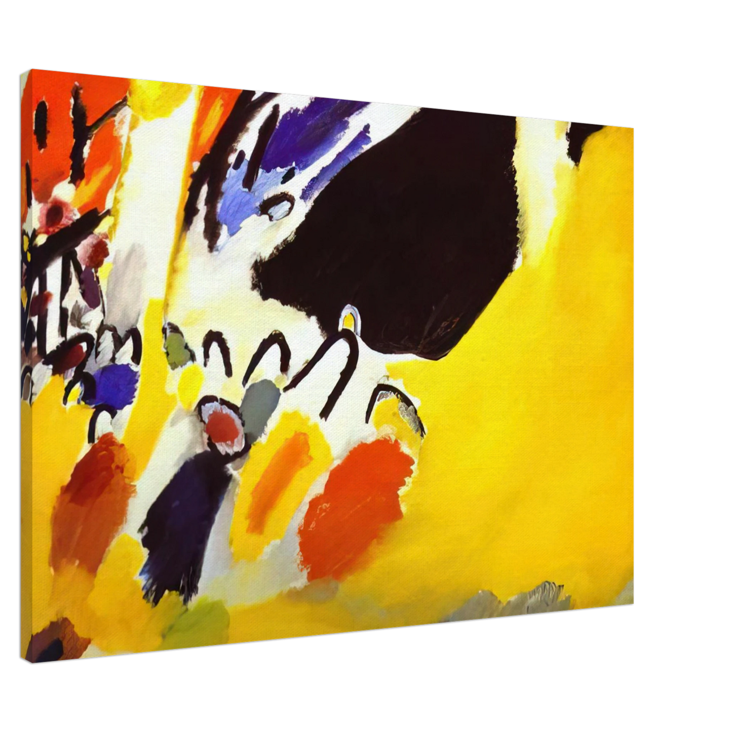 Wassily Kandinsky - IMPRESSION III CONCERT 1911 Canvas - 20x30 cm / 8x12 inches-canvas