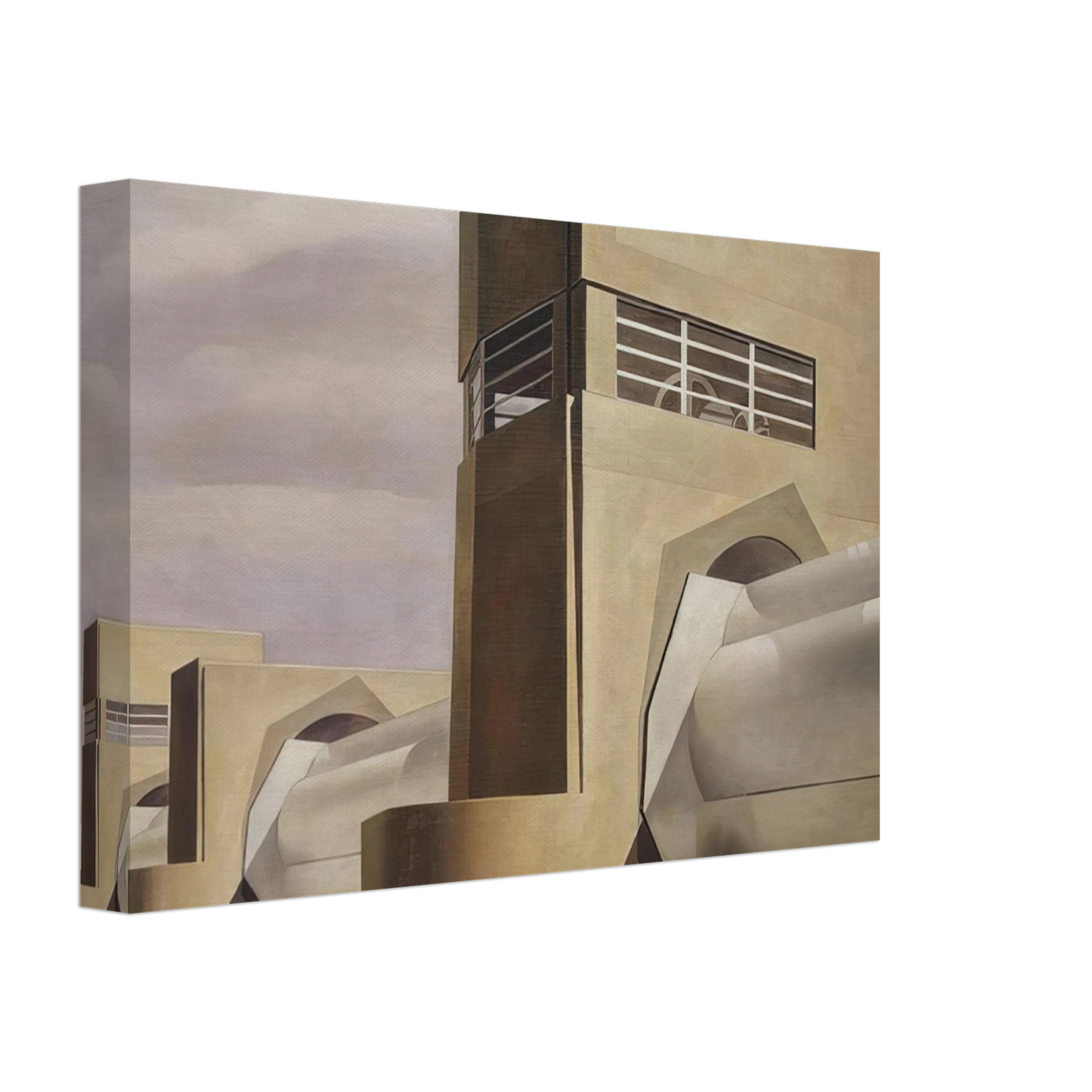 Charles Sheeler - Water - 1945 Canvas - 40x60 cm / 16x24 inches-canvas