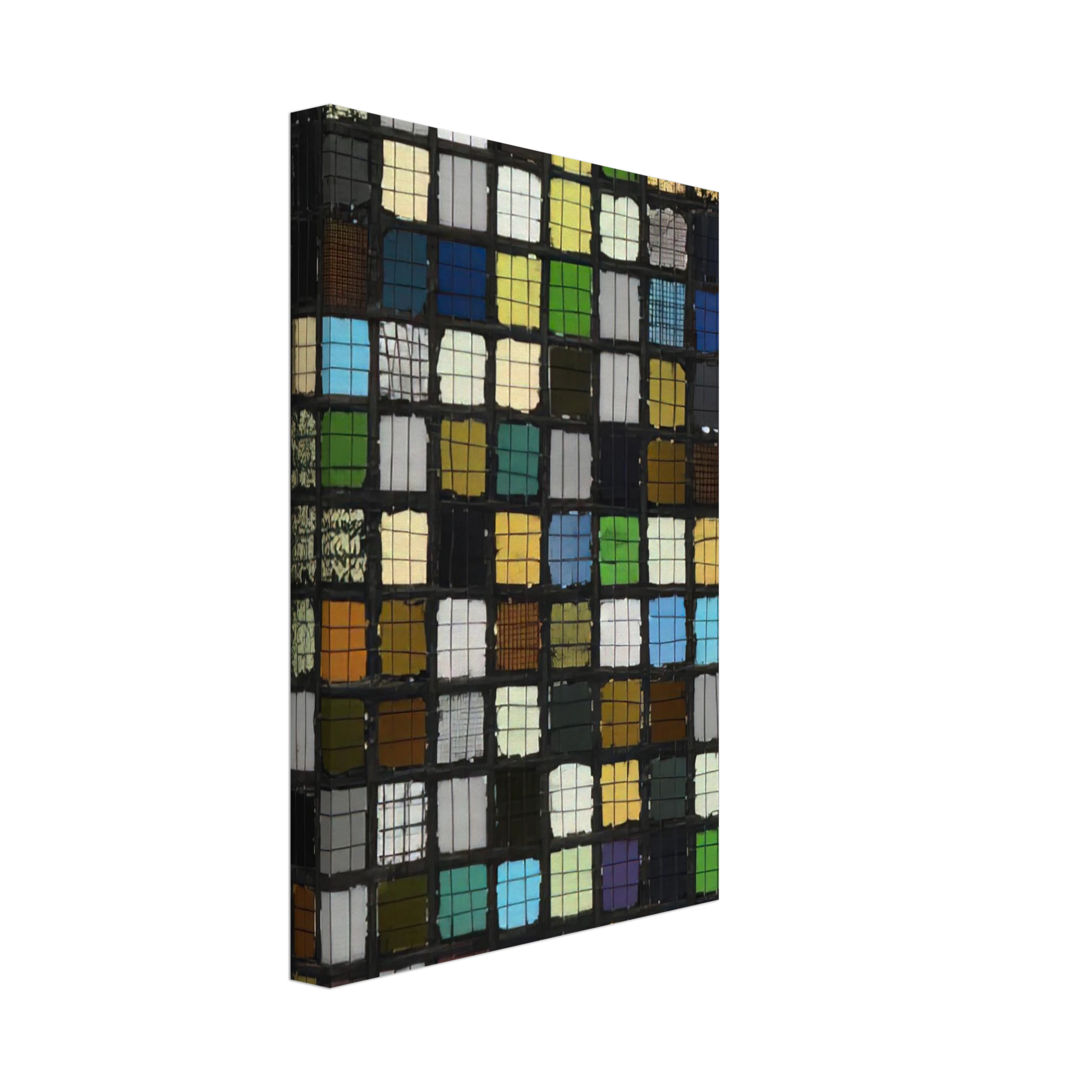 Josef Albers - GRID MOUNTED 1921 Canvas - 70x100 cm / 28x40 inches-canvas