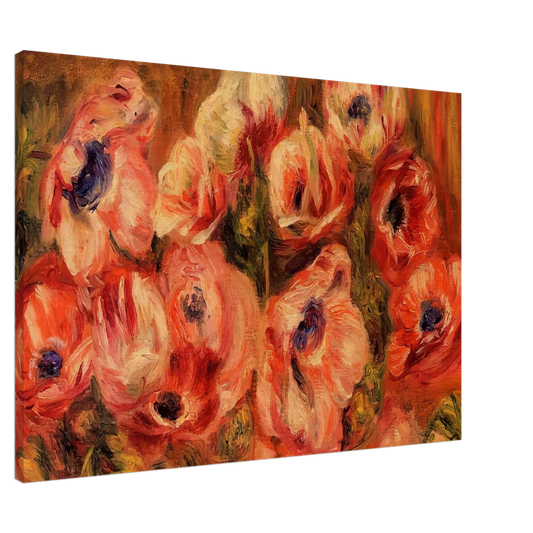 Pierre-Auguste Renoir - Anemones Canvas - 20x30 cm / 8x12 inches-canvas
