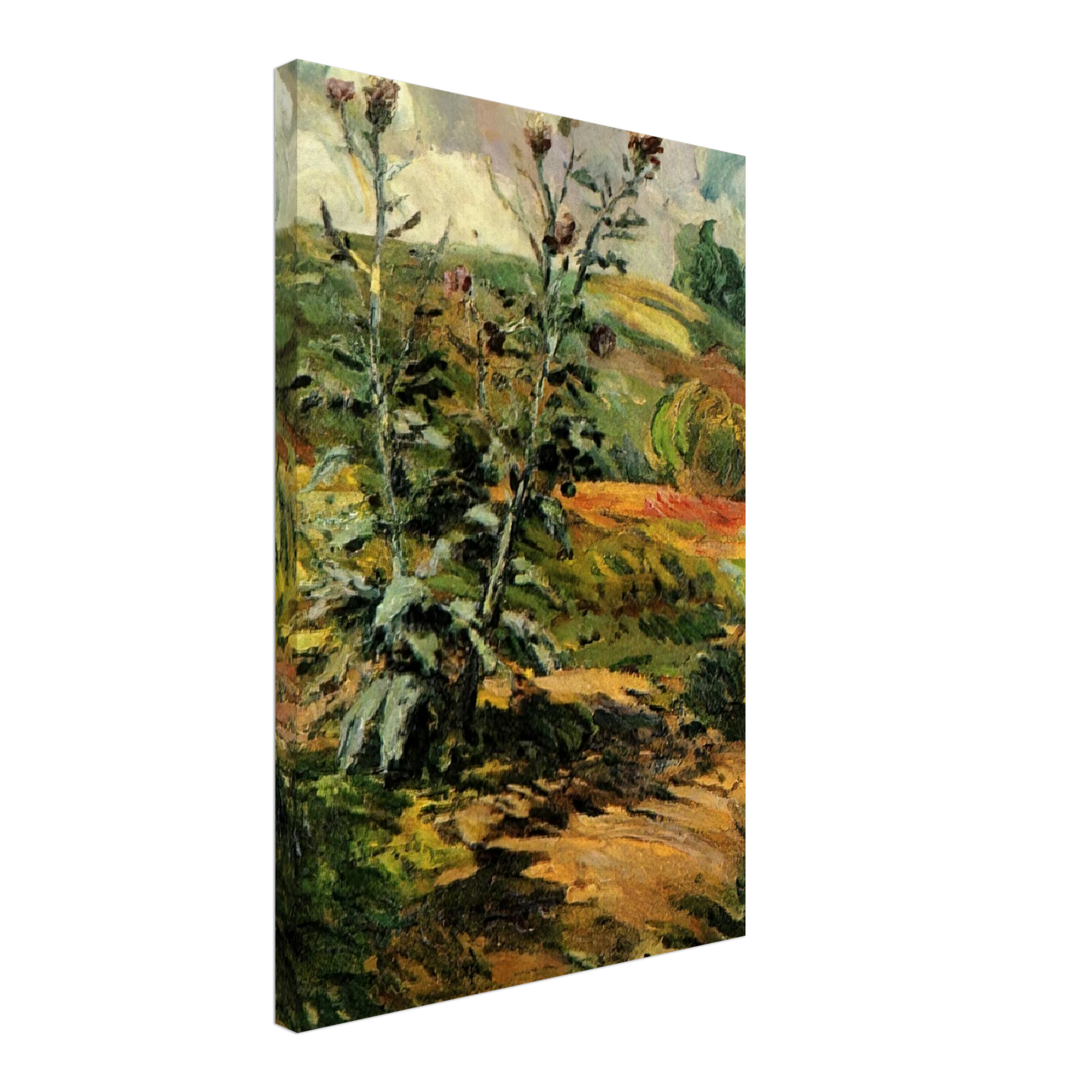 Vincent van Gogh - Two Thistles Canvas - 70x100 cm / 28x40 inches-canvas