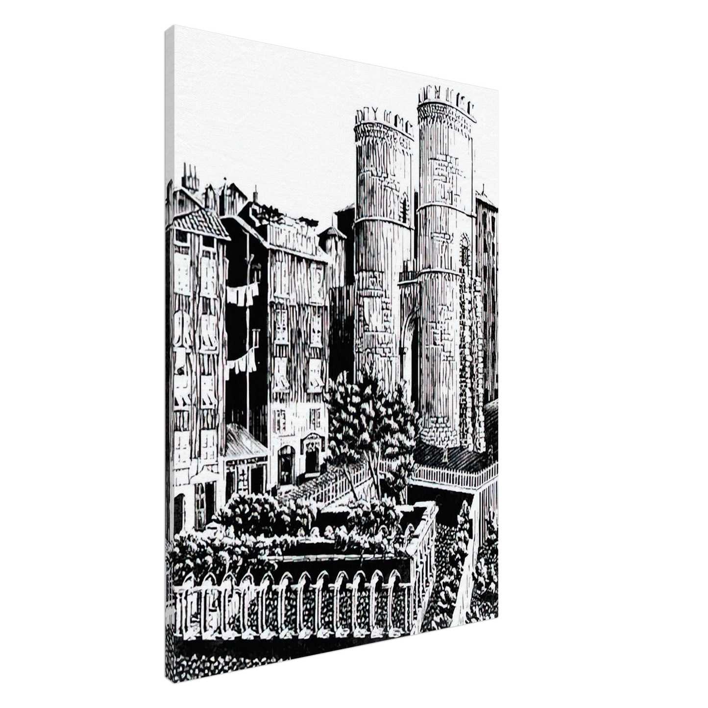 MC Escher - ESCHER (25) Canvas - 20x30 cm / 8x12 inches-canvas