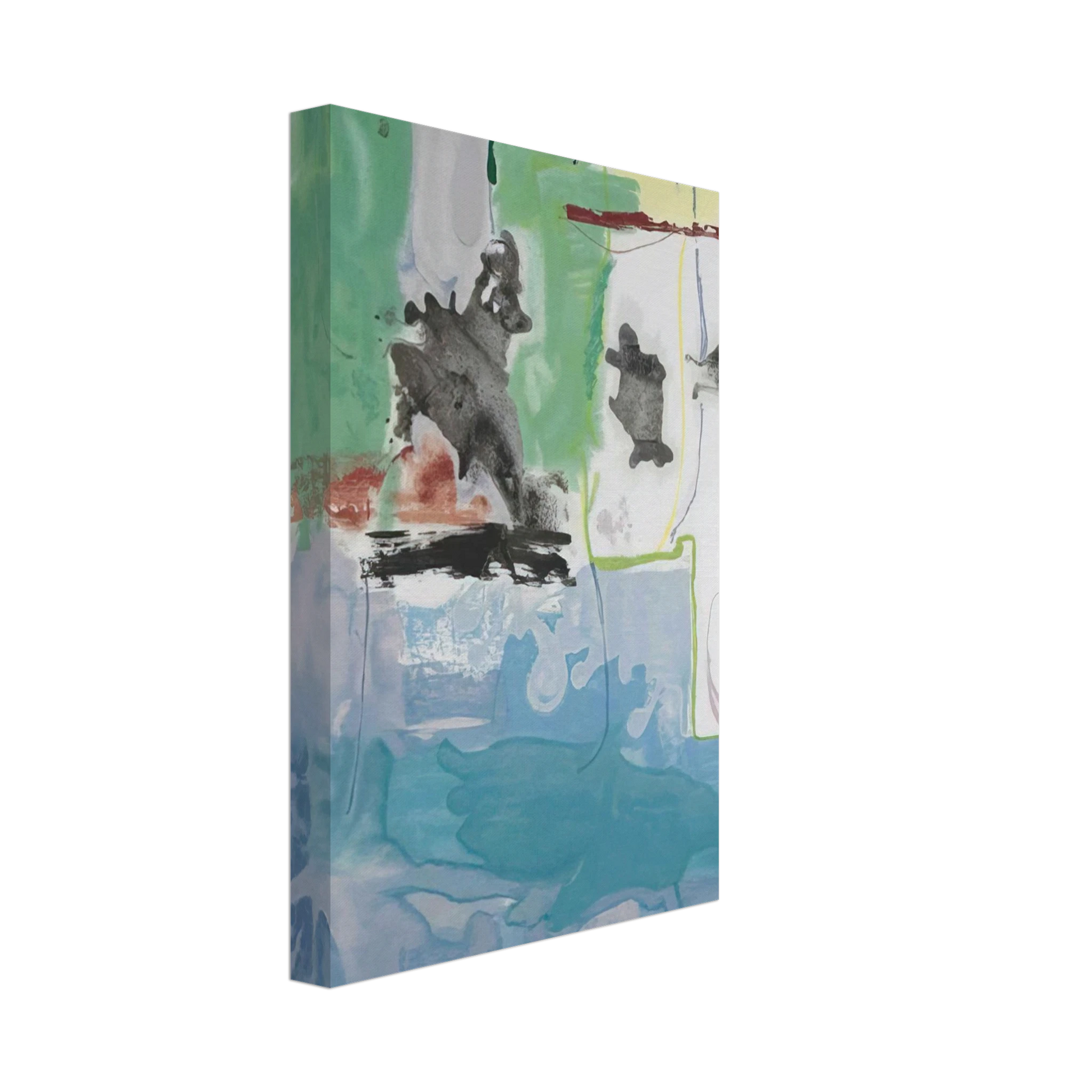 Helen Frankenthaler - West Wind - 1997 Canvas - 40x60 cm / 16x24 inches-canvas