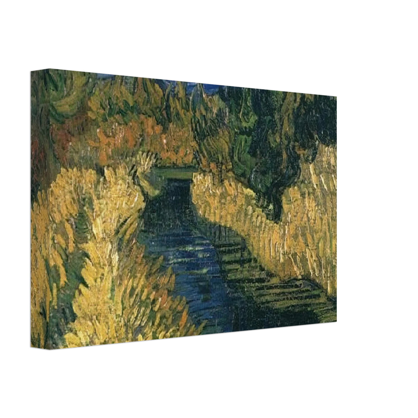 Vincent van Gogh - The Little Stream Canvas - 40x60 cm / 16x24 inches-canvas