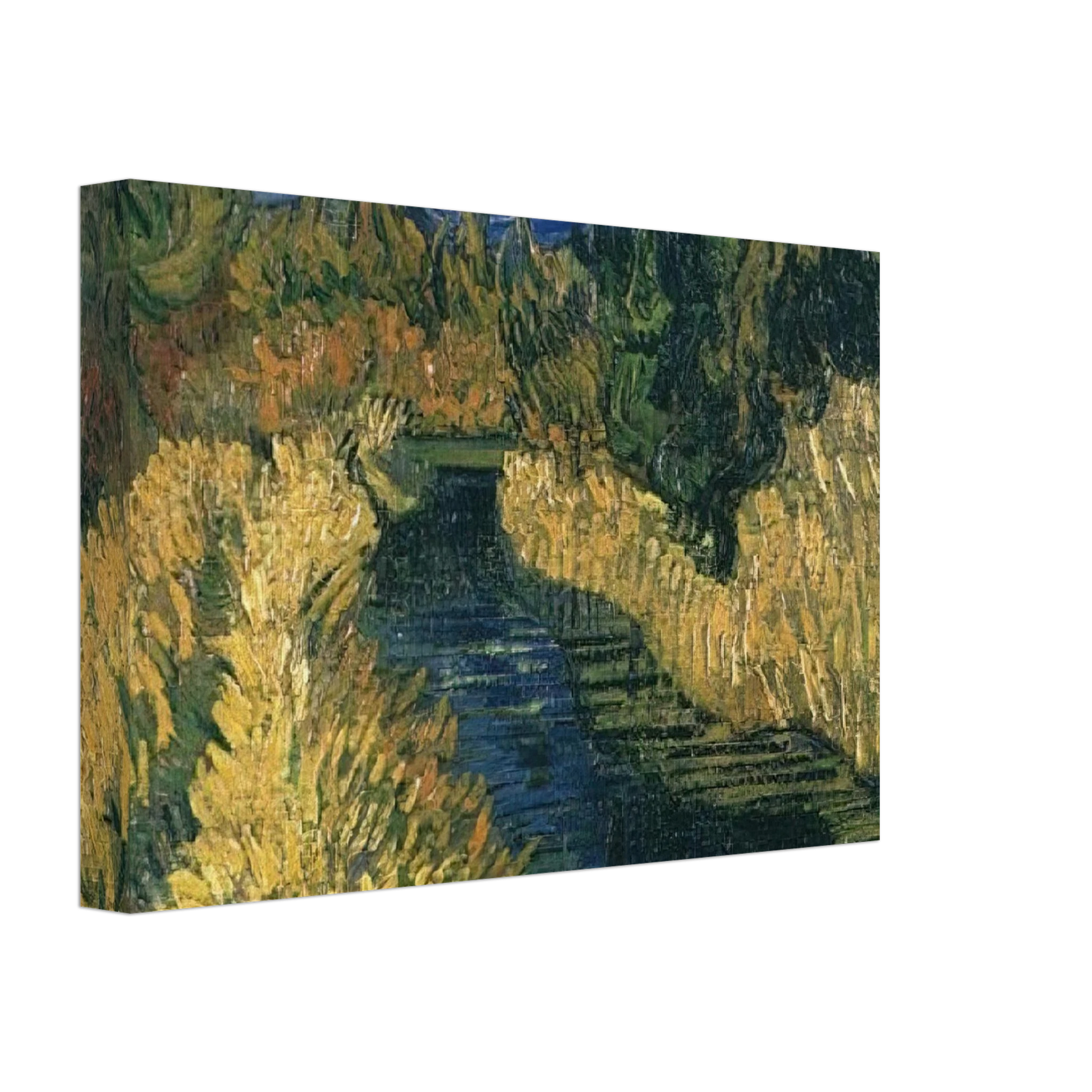Vincent van Gogh - The Little Stream Canvas - 40x60 cm / 16x24 inches-canvas