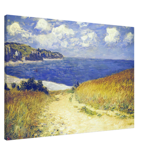 claude monet - Alley near Pourville Canvas - 20x30 cm / 8x12 inches-canvas