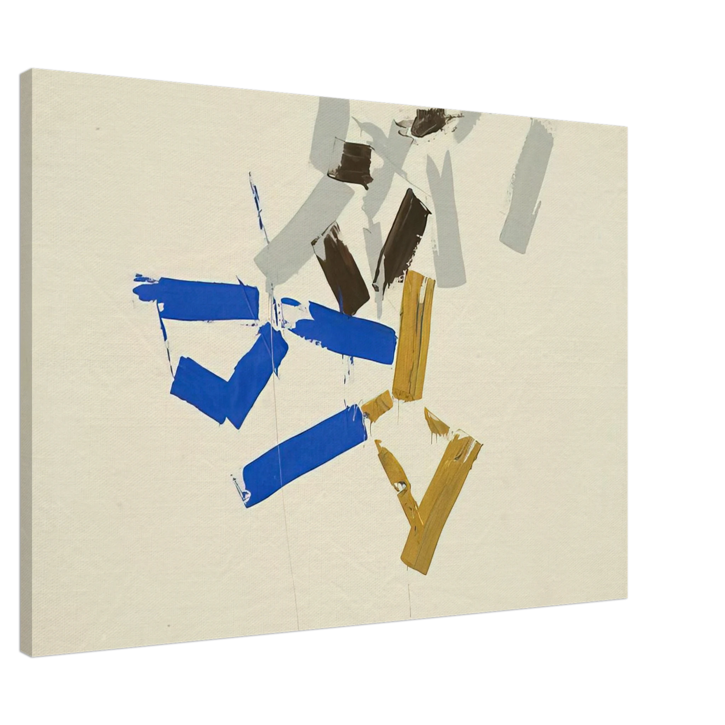 Charlotte Posenenske - Untitled - 1962 Canvas - 20x30 cm / 8x12 inches-canvas