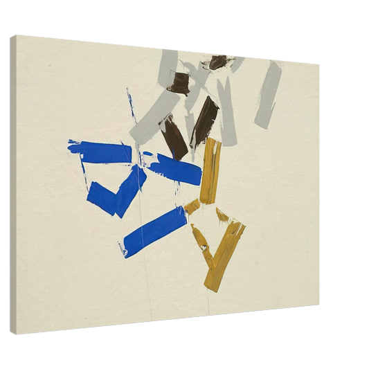 Charlotte Posenenske - Untitled - 1962 Canvas - 20x30 cm / 8x12 inches-canvas