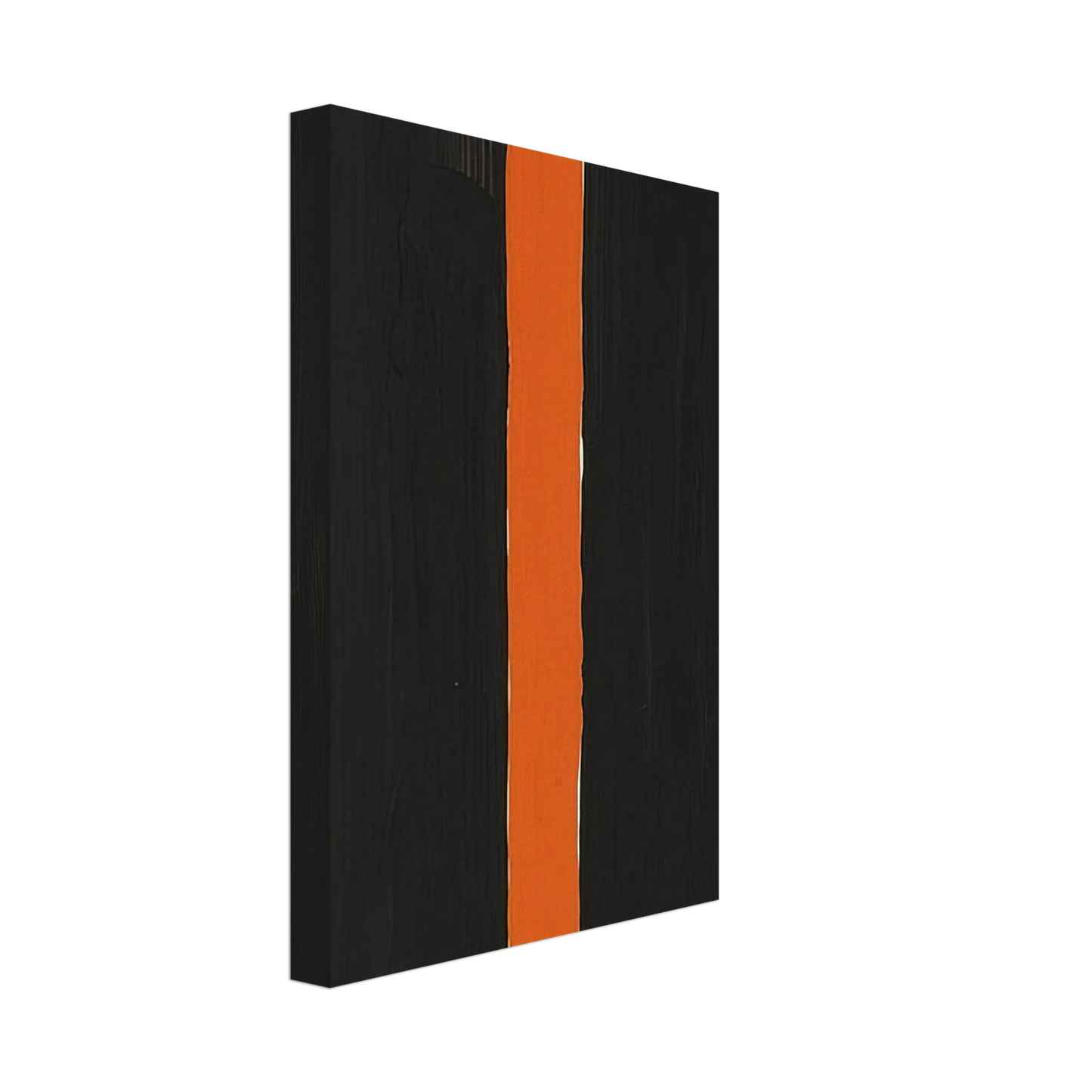 Gunther Forg - Untitled Black and Orange - 1988 Canvas - 70x100 cm / 28x40 inches-canvas