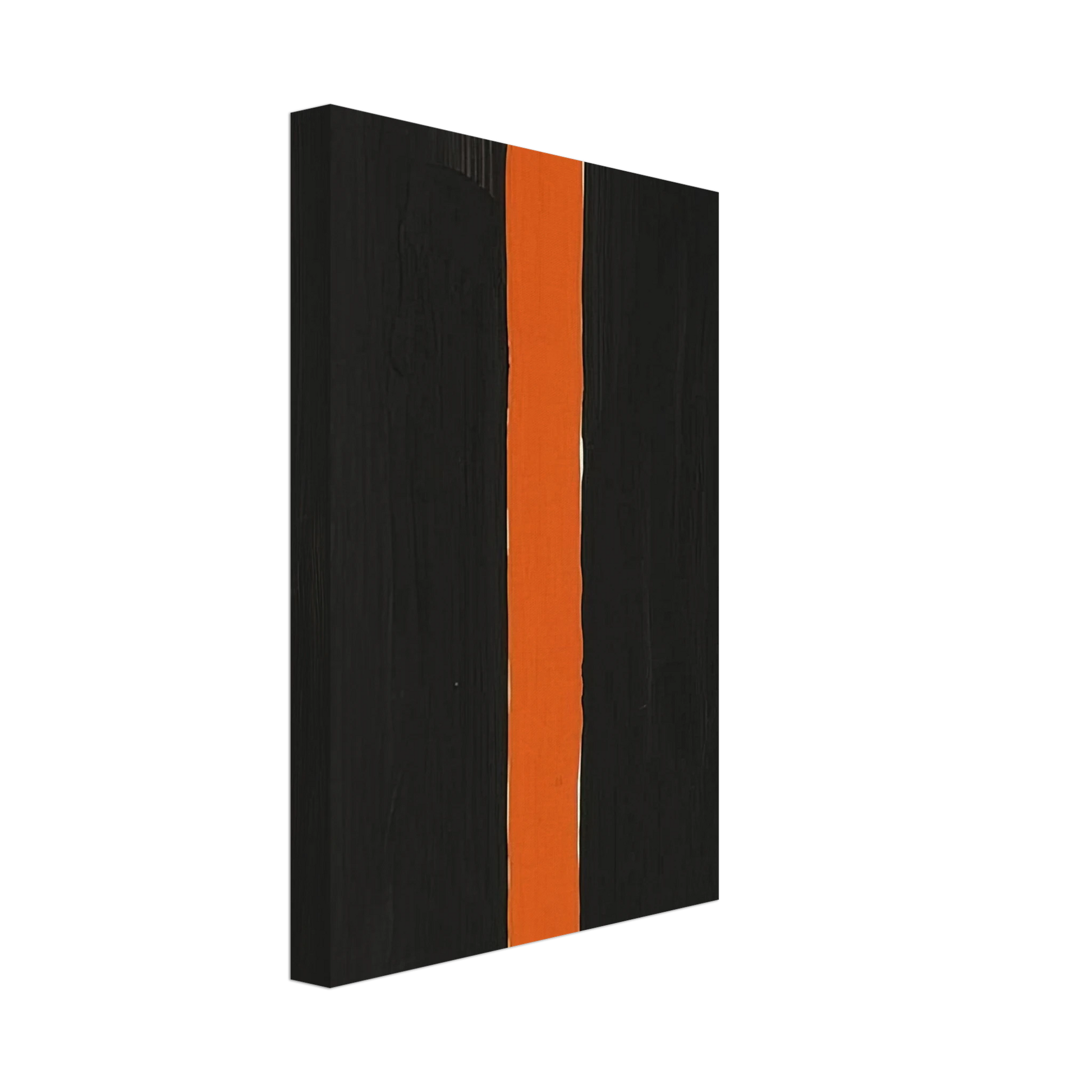 Gunther Forg - Untitled Black and Orange - 1988 Canvas - 70x100 cm / 28x40 inches-canvas