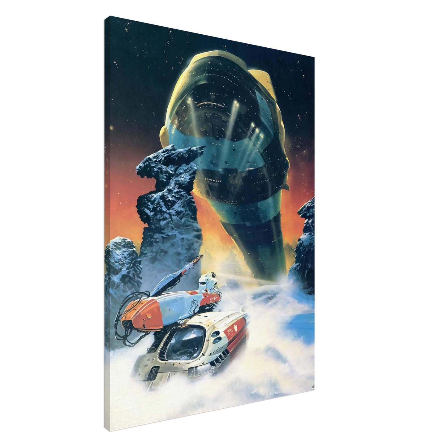 Chris Foss - Chris Foss Canvas - 20x30 cm / 8x12 inches-canvas