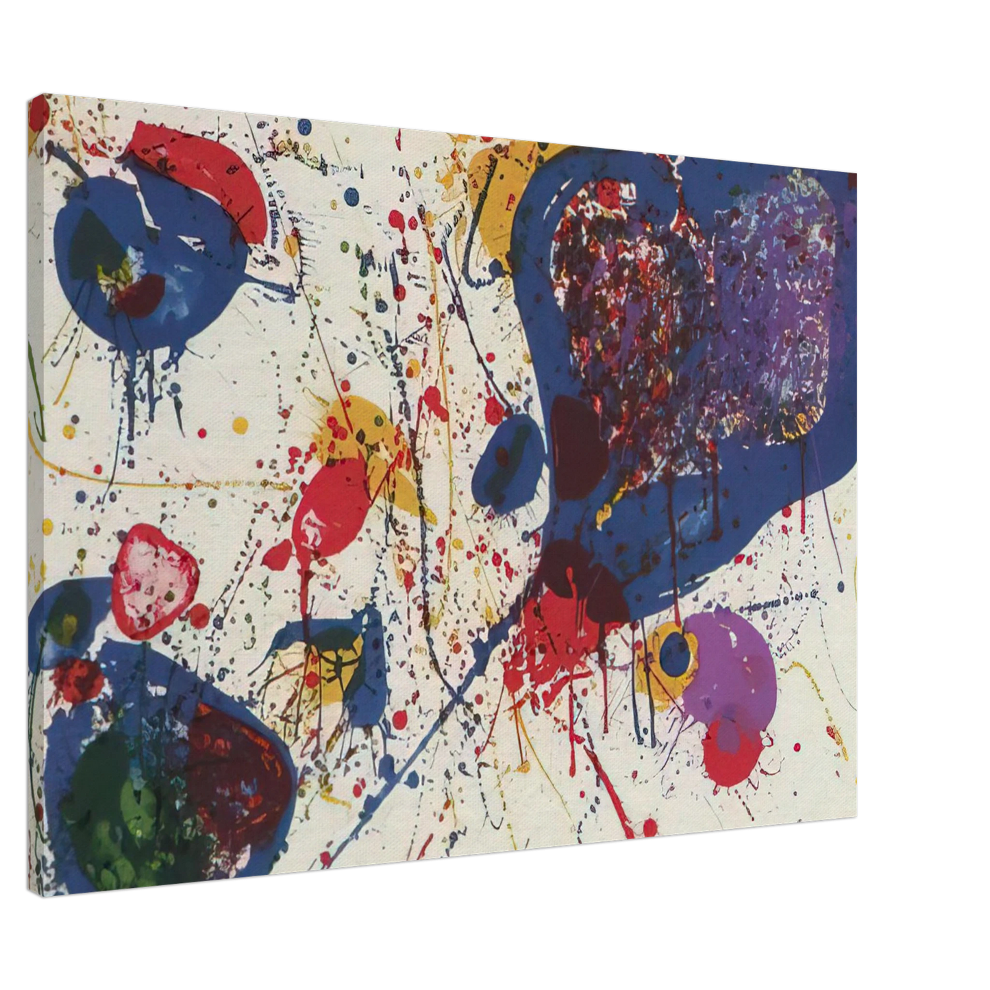 Sam Francis - Light Violet  Lembark L20  Canvas - 20x30 cm / 8x12 inches-canvas