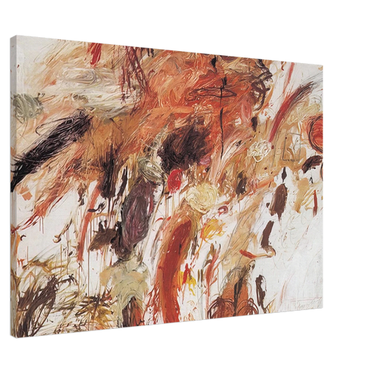 Cy Twombly - Ferragosto V Canvas - 20x30 cm / 8x12 inches-canvas