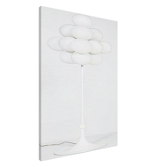 Max Bill - Floor Lamp - 1960 Canvas - 20x30 cm / 8x12 inches-canvas