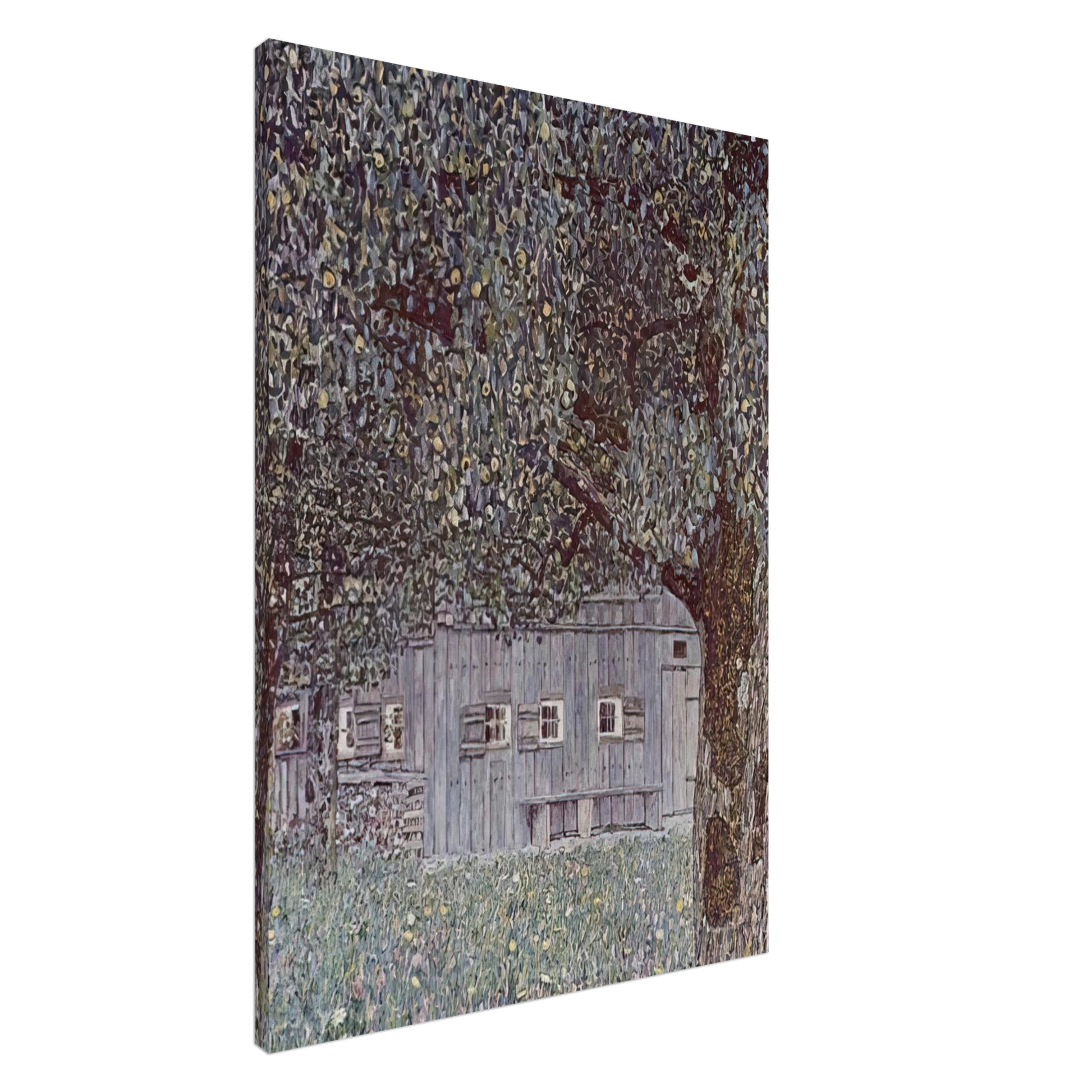 Gustav Klimt - FARMHOUSE IN UPPER AUSTRIA 1912 Canvas - 20x30 cm / 8x12 inches-canvas