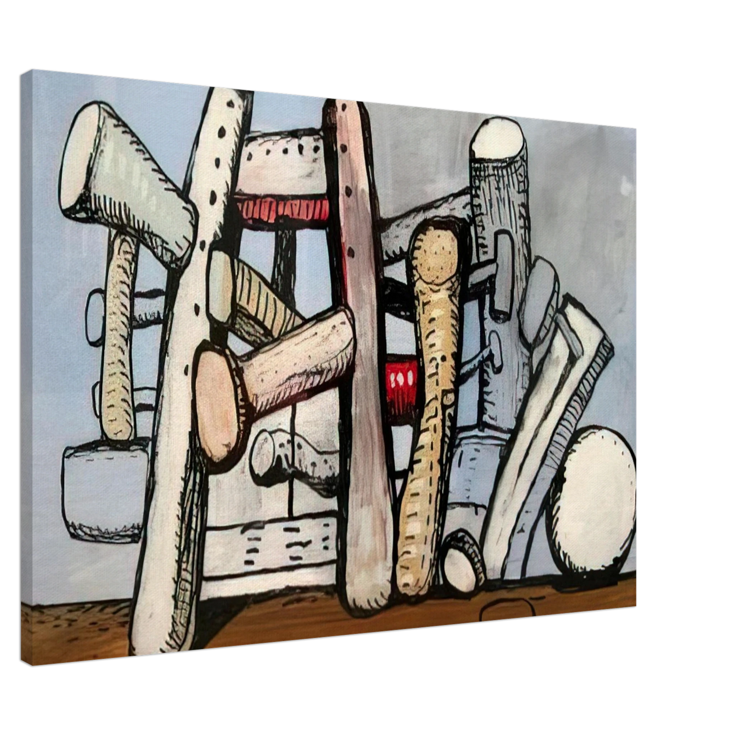 Philip Guston - UNTITLED 1980 Canvas - 20x30 cm / 8x12 inches-canvas