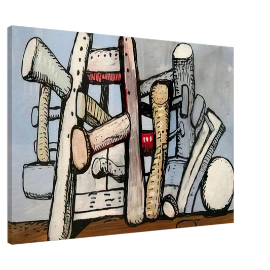 Philip Guston - UNTITLED 1980 Canvas - 20x30 cm / 8x12 inches-canvas