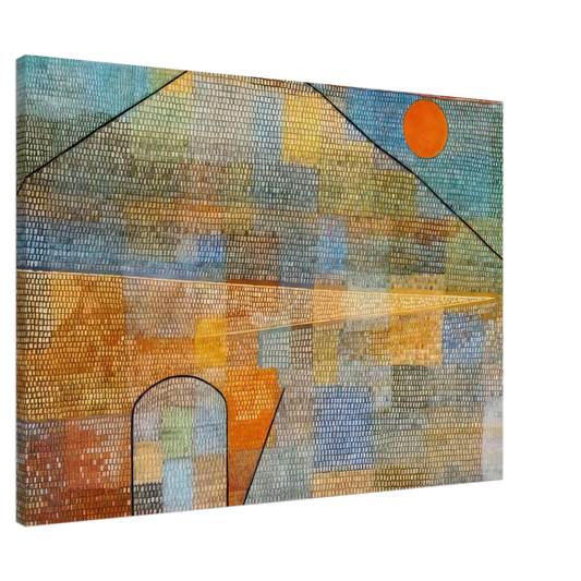 Paul Klee - TO THE PARNASSUS 1932 Canvas - 20x30 cm / 8x12 inches-canvas