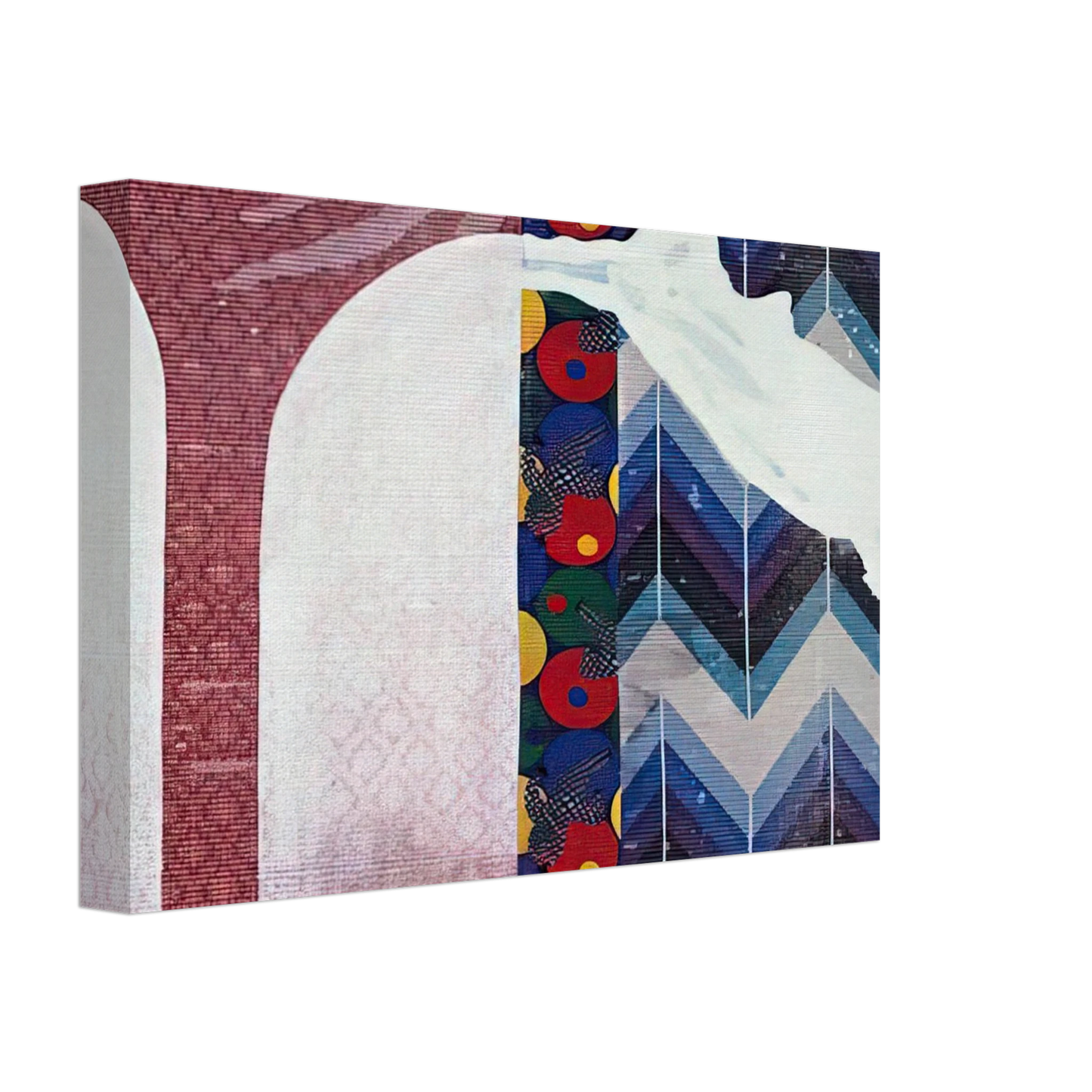 Sigmar Polke - UNTITLED LENS PAINTING 2007 Canvas - 70x100 cm / 28x40 inches-canvas